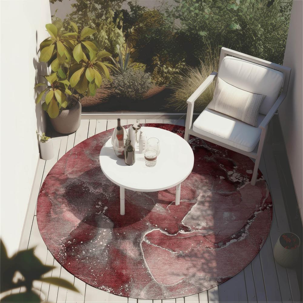 Chantille ACN518 Red 8' x 8' Rug. Picture 7
