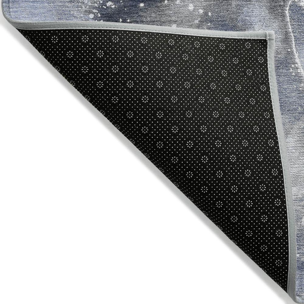 Chantille ACN518 Blue 1'8" x 2'6" Rug. Picture 2