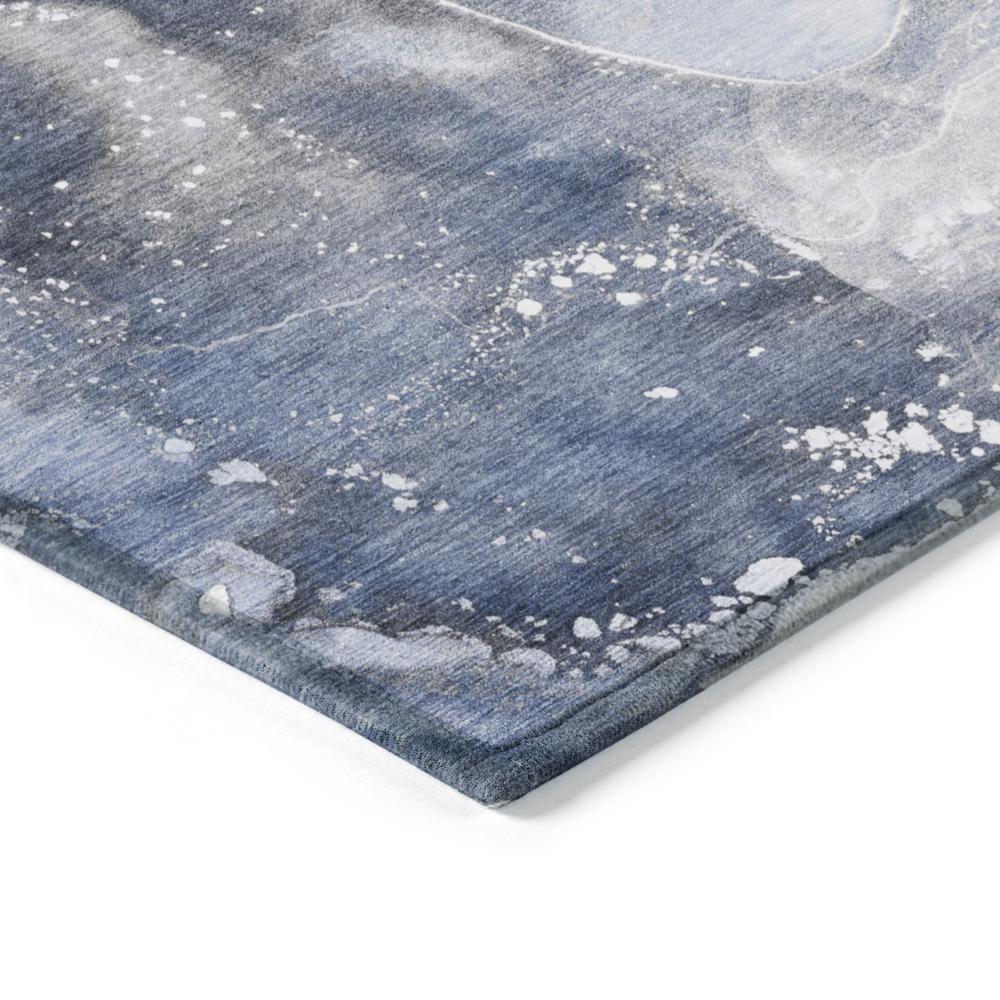 Chantille ACN518 Blue 1'8" x 2'6" Rug. Picture 3