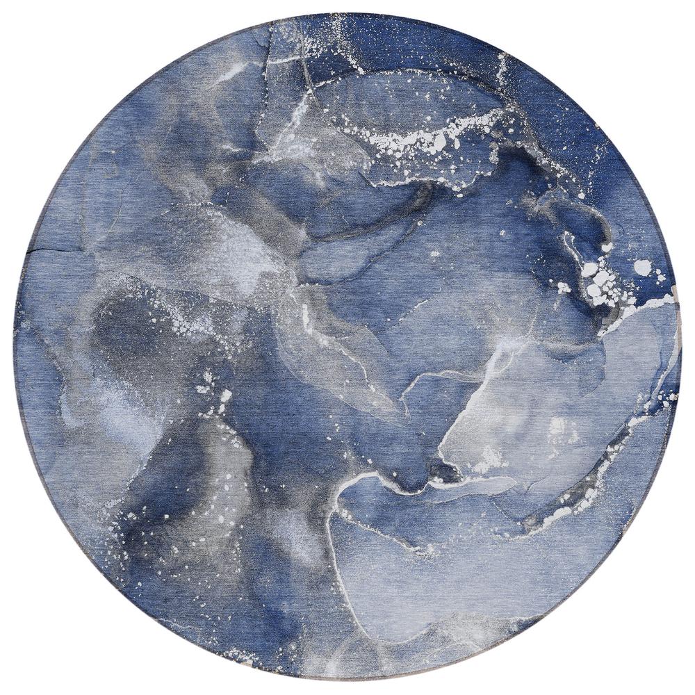 Chantille ACN518 Blue 8' x 8' Rug. Picture 1