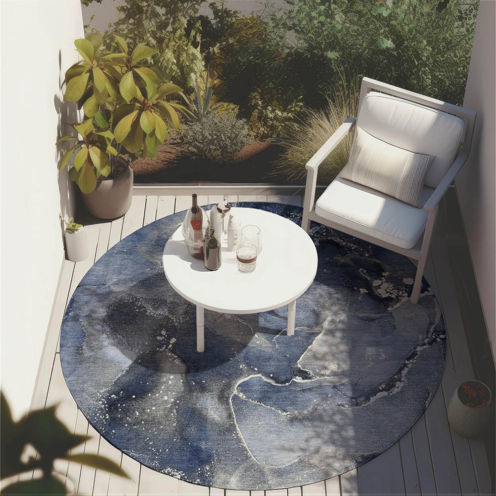 Chantille ACN518 Blue 8' x 8' Rug. Picture 8