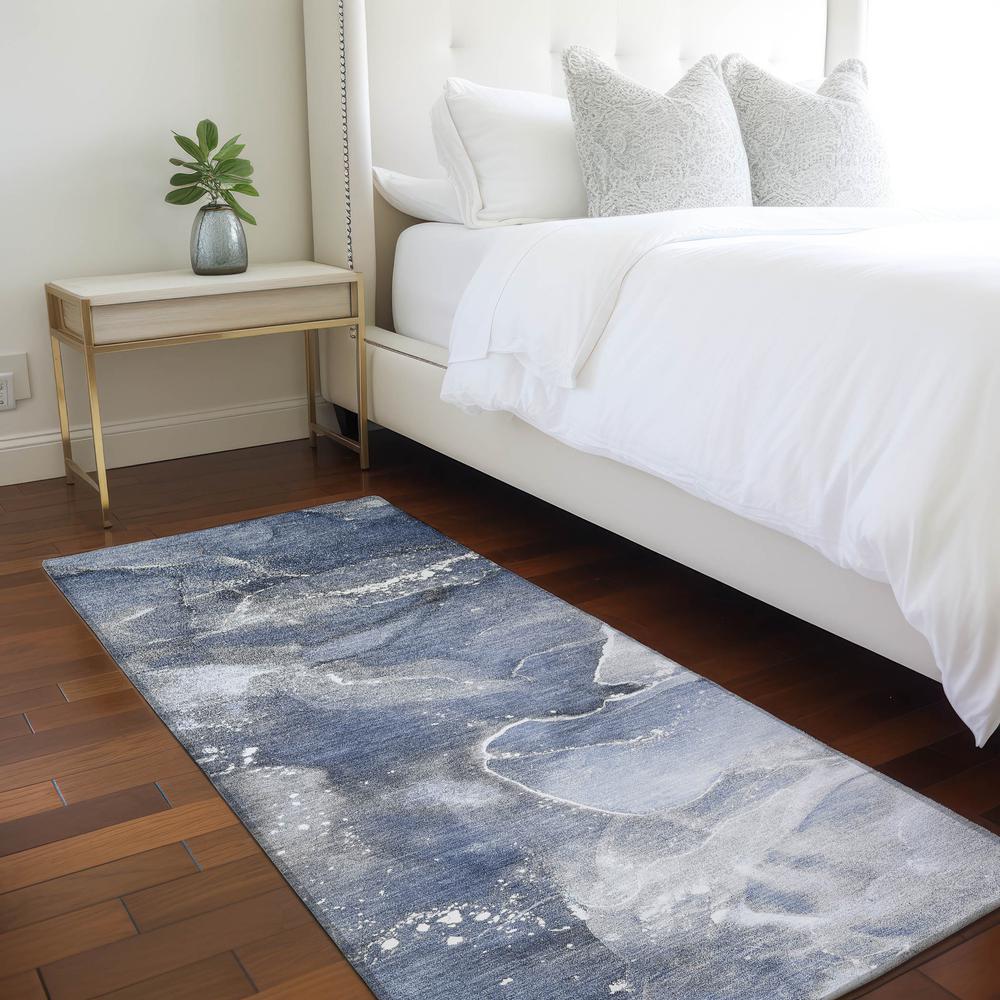 Chantille ACN518 Blue 2'3" x 7'6" Rug. Picture 7