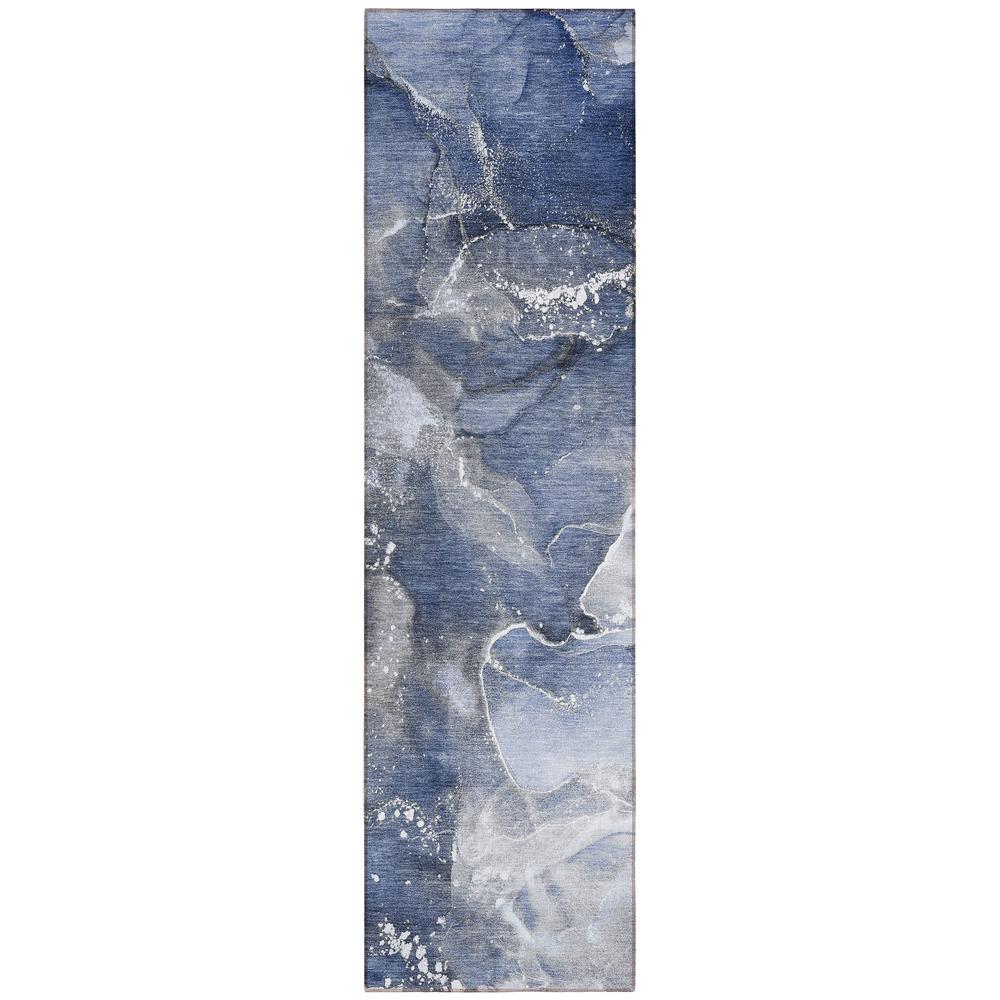 Chantille ACN518 Blue 2'3" x 7'6" Rug. Picture 1