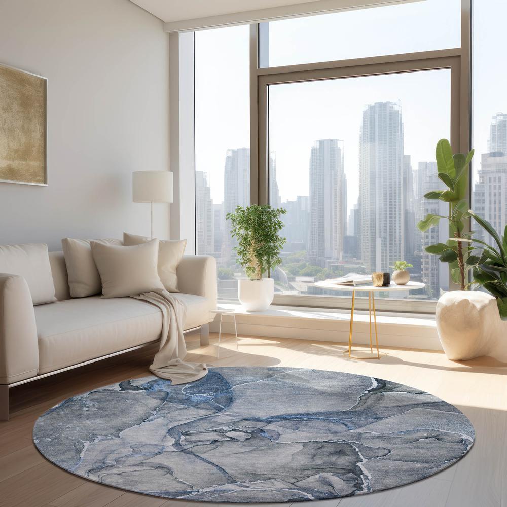 Chantille ACN519 Blue 8' x 8' Rug. Picture 6