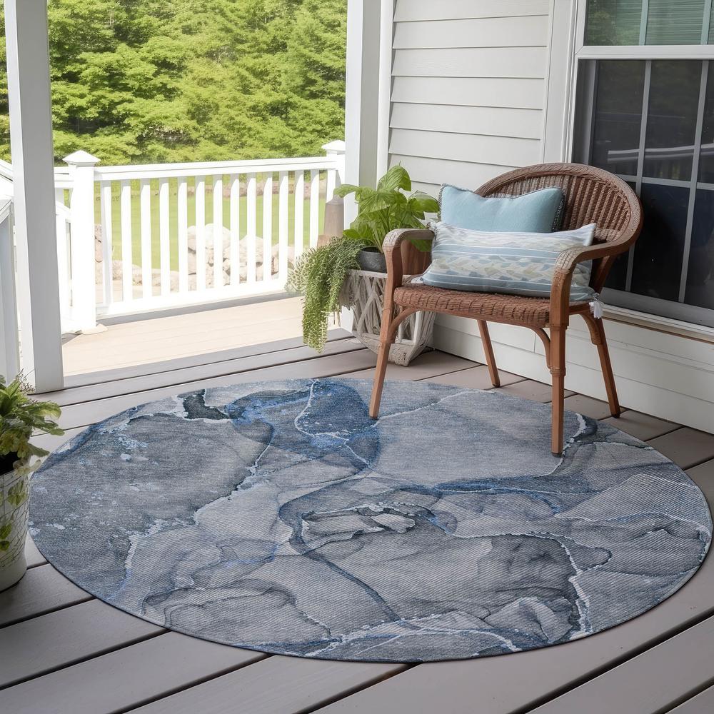 Chantille ACN519 Blue 8' x 8' Rug. Picture 7