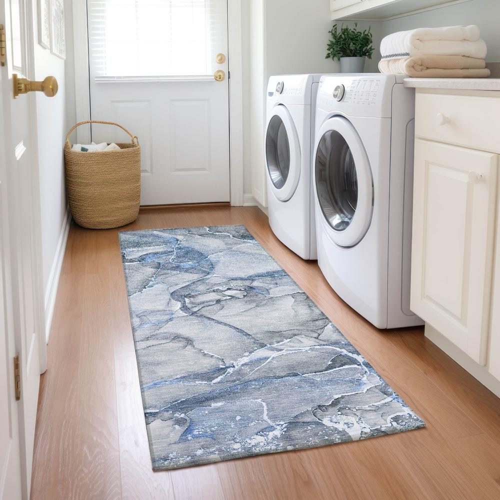 Chantille ACN519 Blue 2'3" x 7'6" Rug. Picture 6