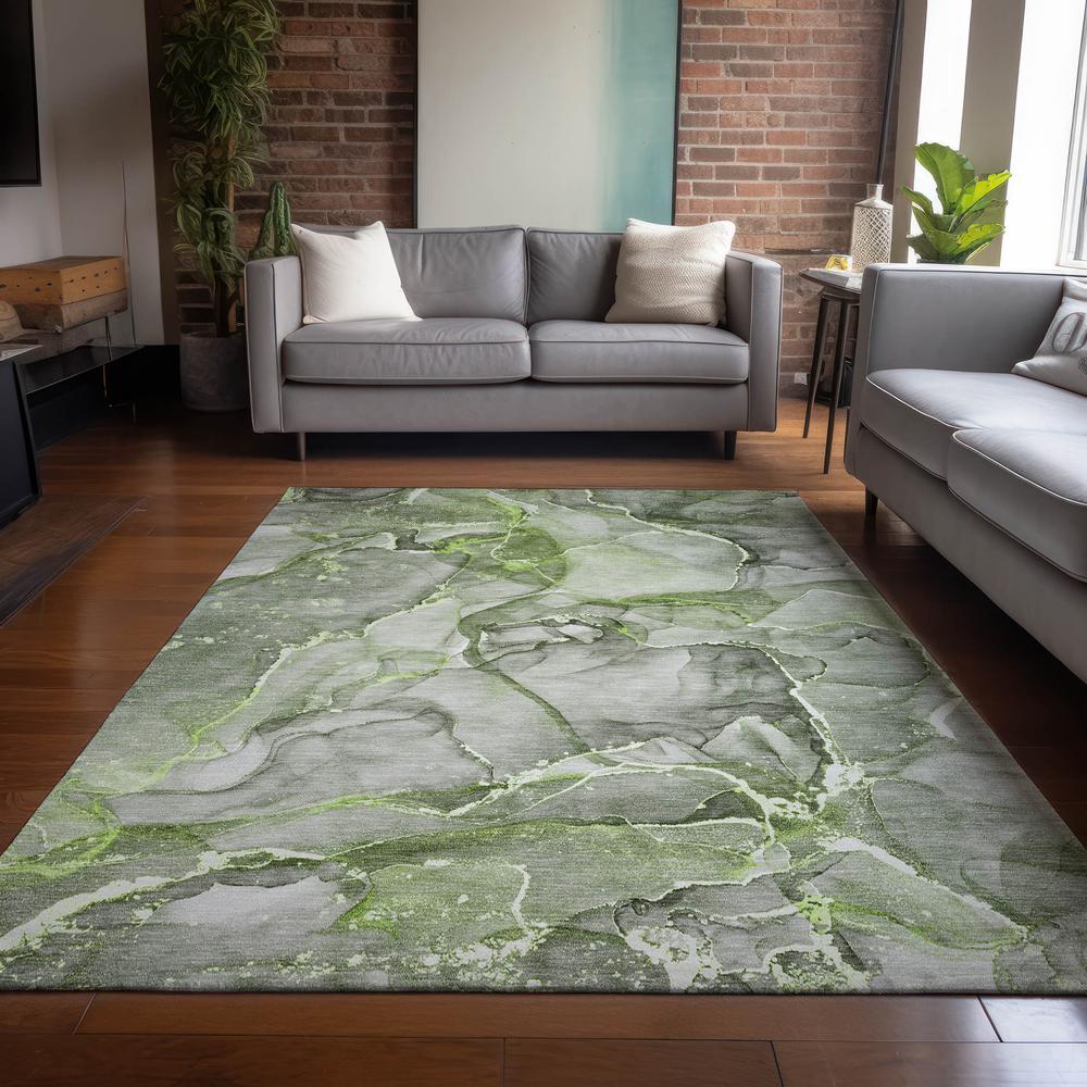 Chantille ACN519 Green 2'6" x 3'10" Rug. Picture 6