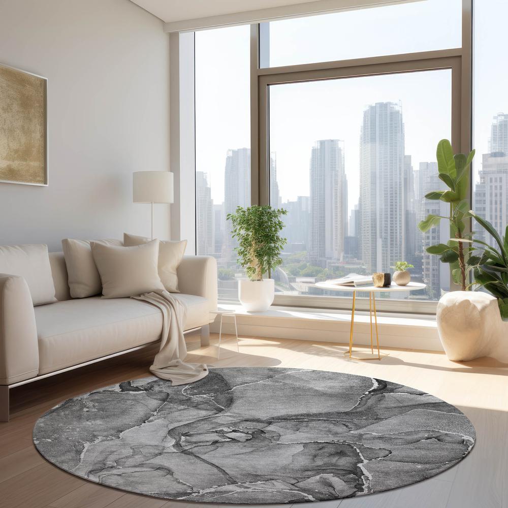 Chantille ACN519 Gray 8' x 8' Rug. Picture 7