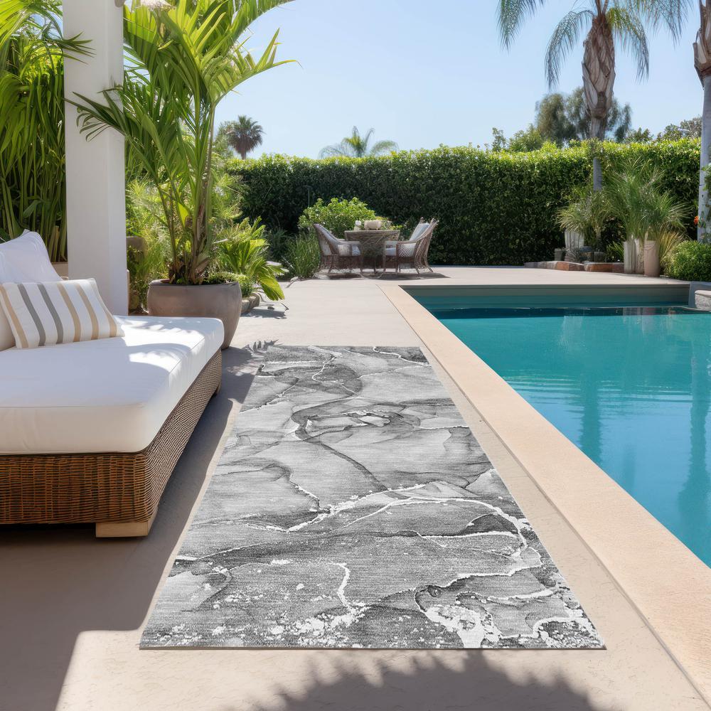 Chantille ACN519 Gray 2'3" x 7'6" Rug. Picture 7