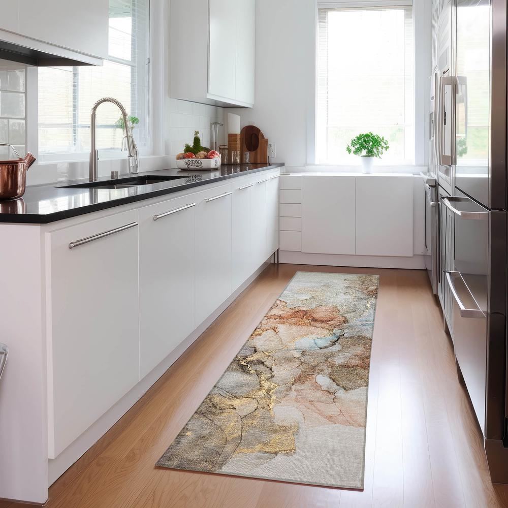 Chantille ACN520 Brown 2'3" x 7'6" Rug. Picture 7