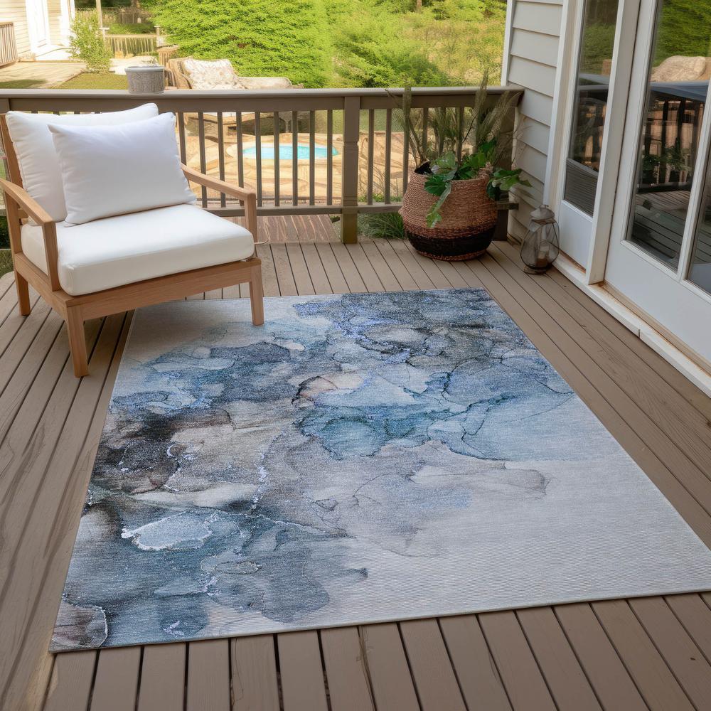 Chantille ACN520 Blue 2'6" x 3'10" Rug. Picture 9