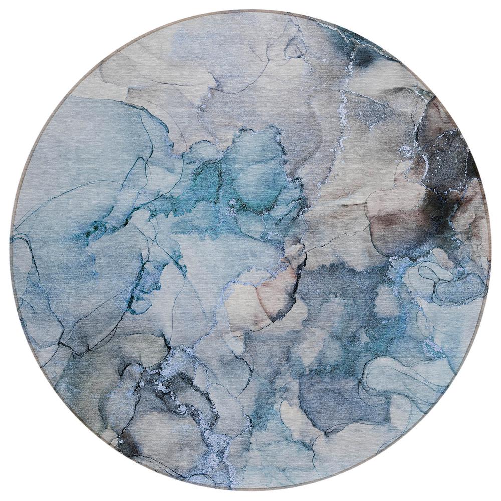 Chantille ACN520 Blue 8' x 8' Rug. Picture 1