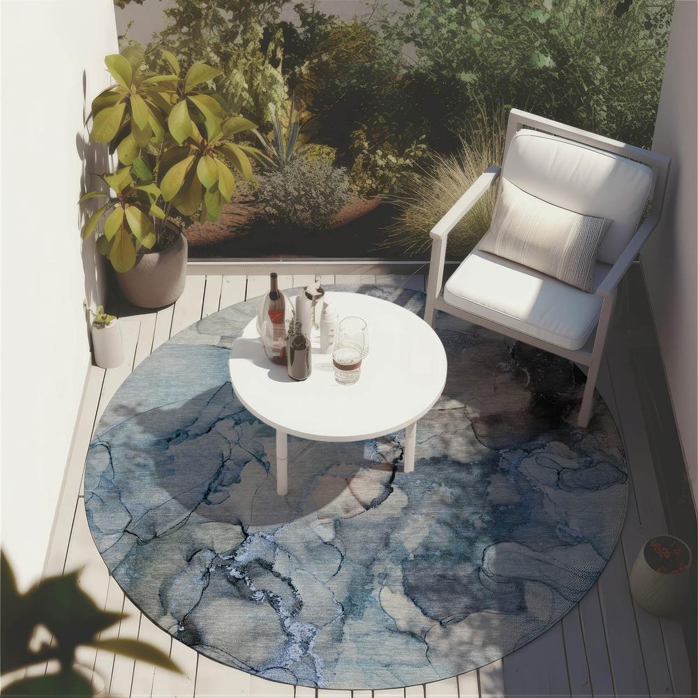 Chantille ACN520 Blue 8' x 8' Rug. Picture 7