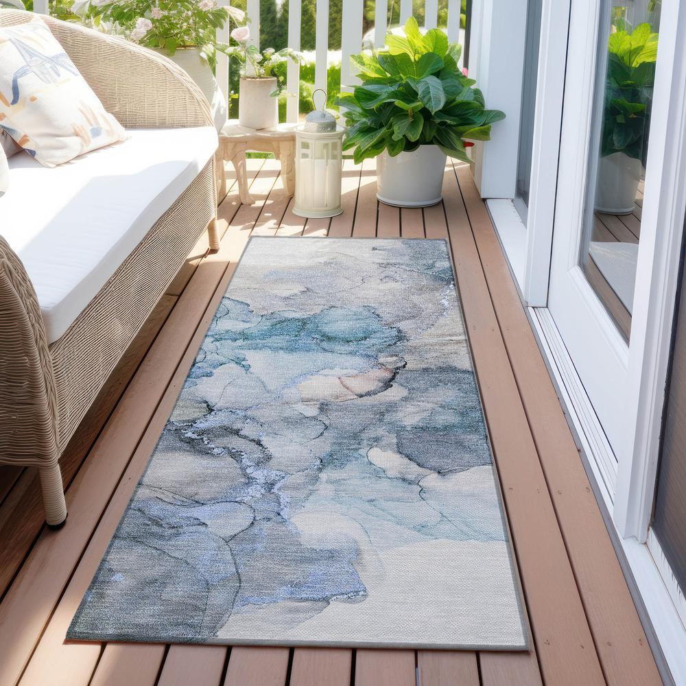 Chantille ACN520 Blue 2'3" x 7'6" Rug. Picture 7