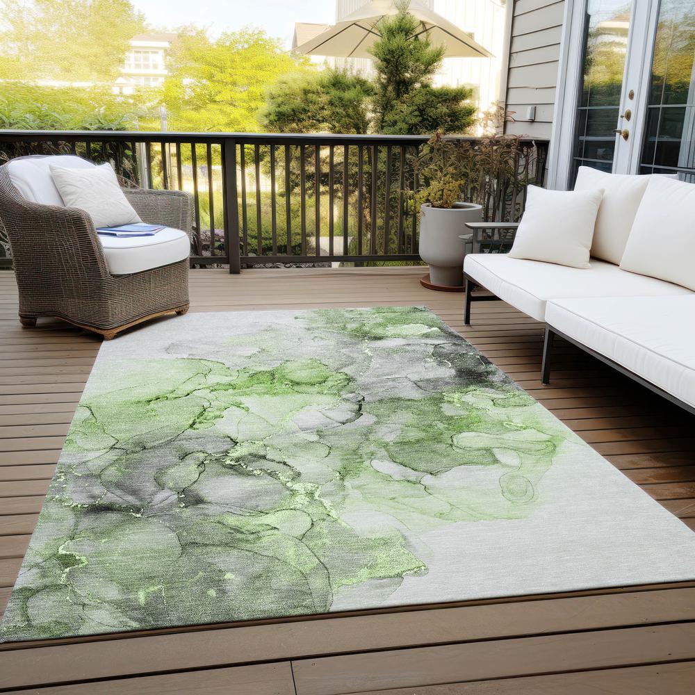 Chantille ACN520 Green 2'6" x 3'10" Rug. Picture 8