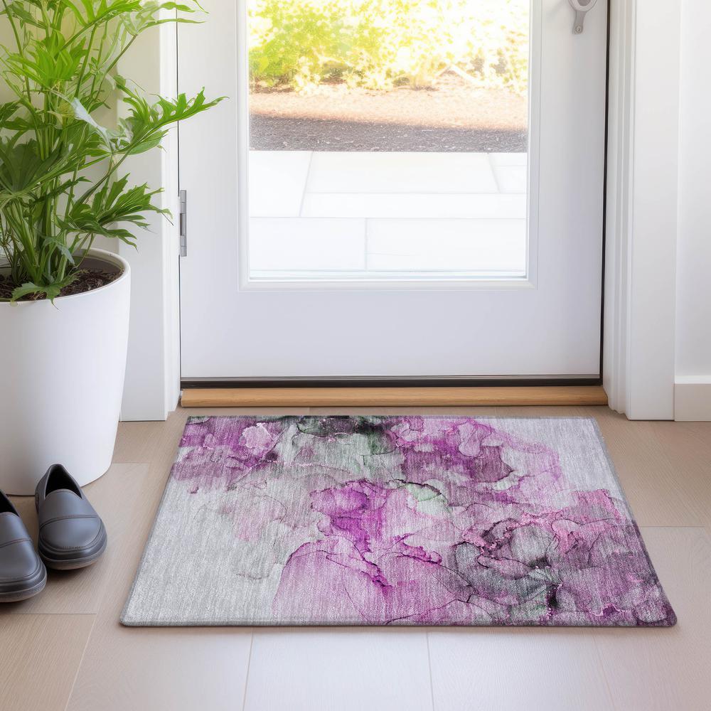 Chantille ACN520 Pink 1'8" x 2'6" Rug. Picture 6