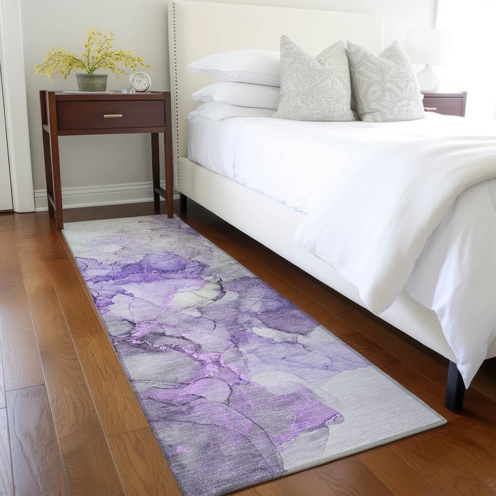 Chantille ACN520 Purple 2'3" x 7'6" Rug. Picture 6
