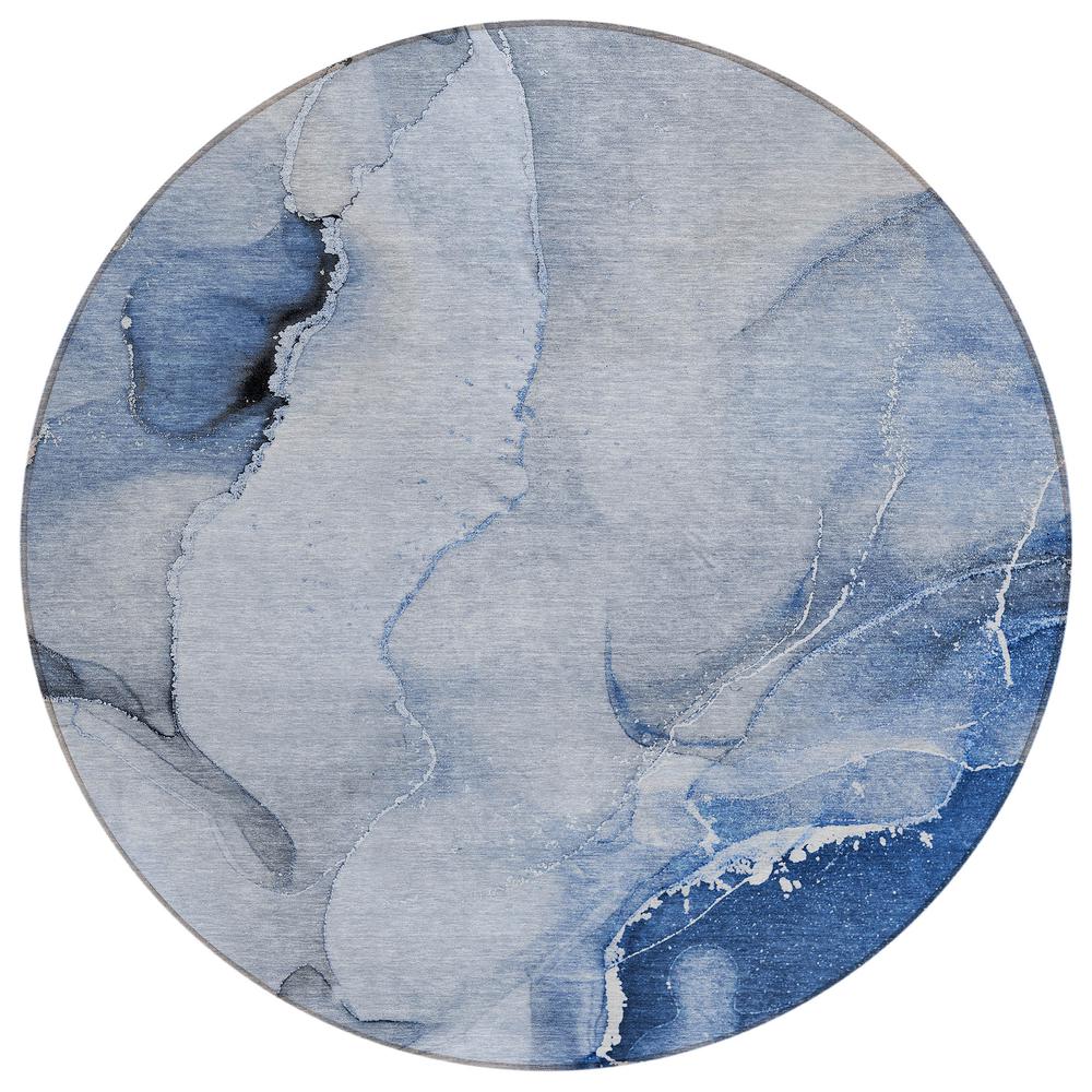 Chantille ACN521 Blue 8' x 8' Rug. Picture 1