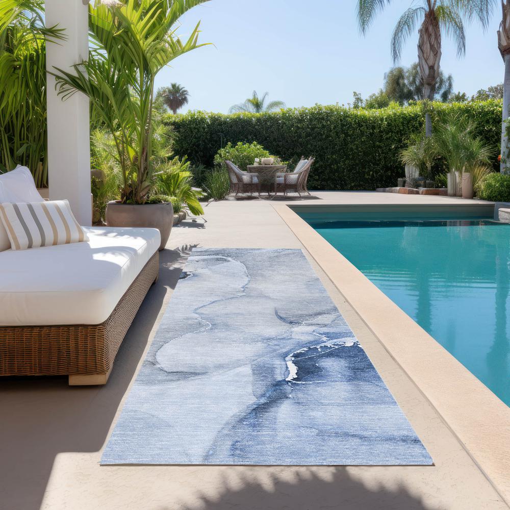 Chantille ACN521 Blue 2'3" x 7'6" Rug. Picture 7