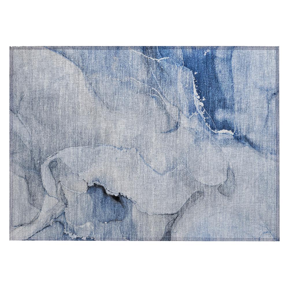 Chantille ACN521 Blue 1'8" x 2'6" Rug. Picture 1