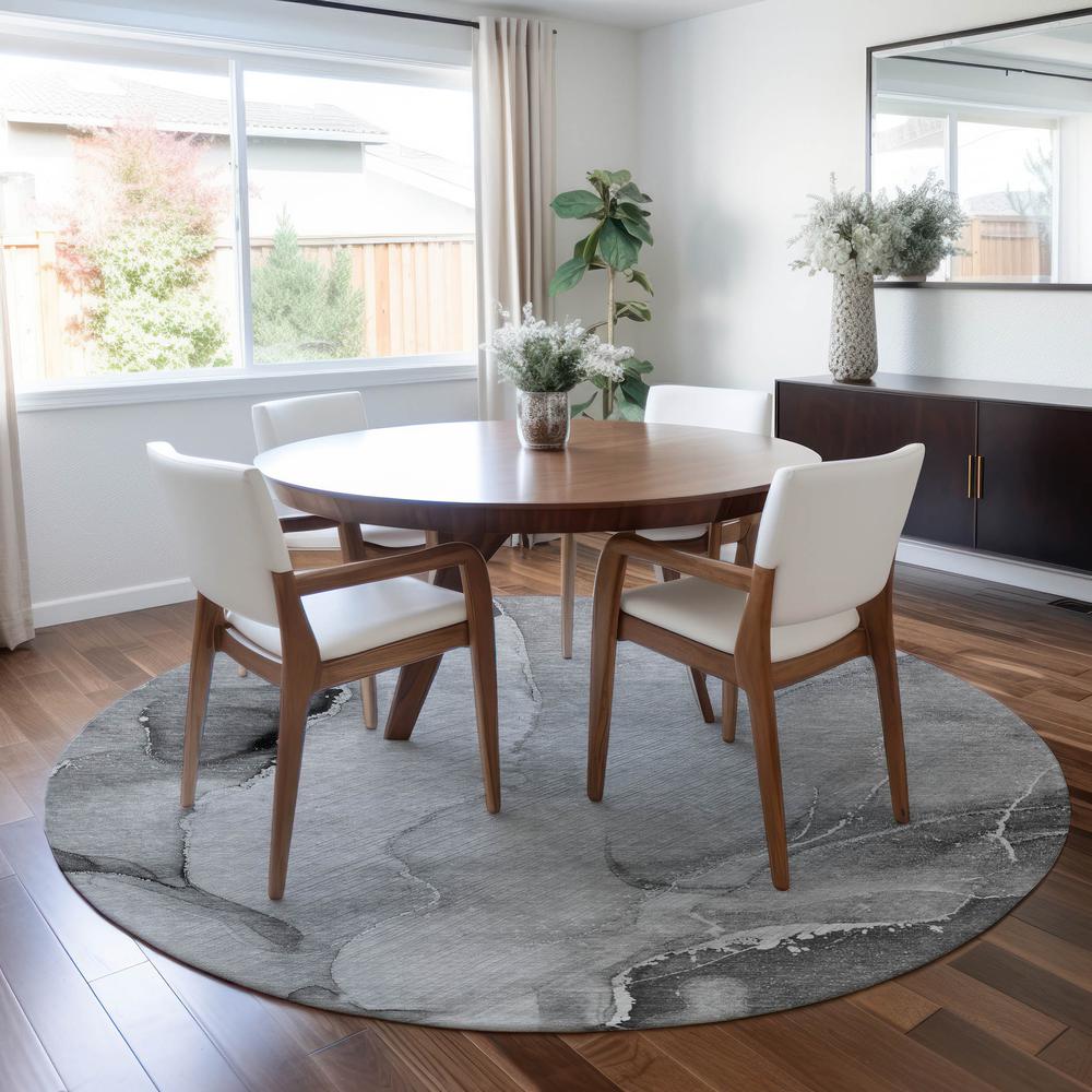 Chantille ACN521 Gray 8' x 8' Rug. Picture 6
