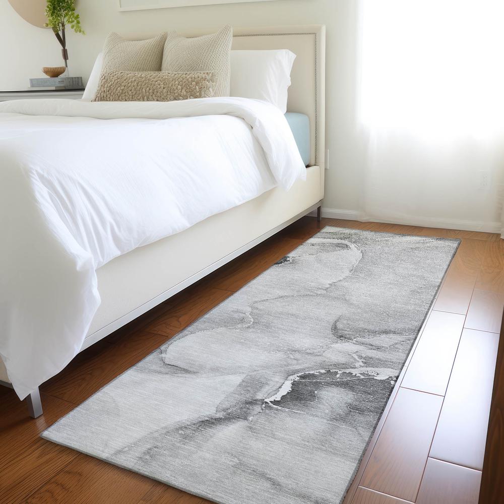 Chantille ACN521 Gray 2'3" x 7'6" Rug. Picture 6