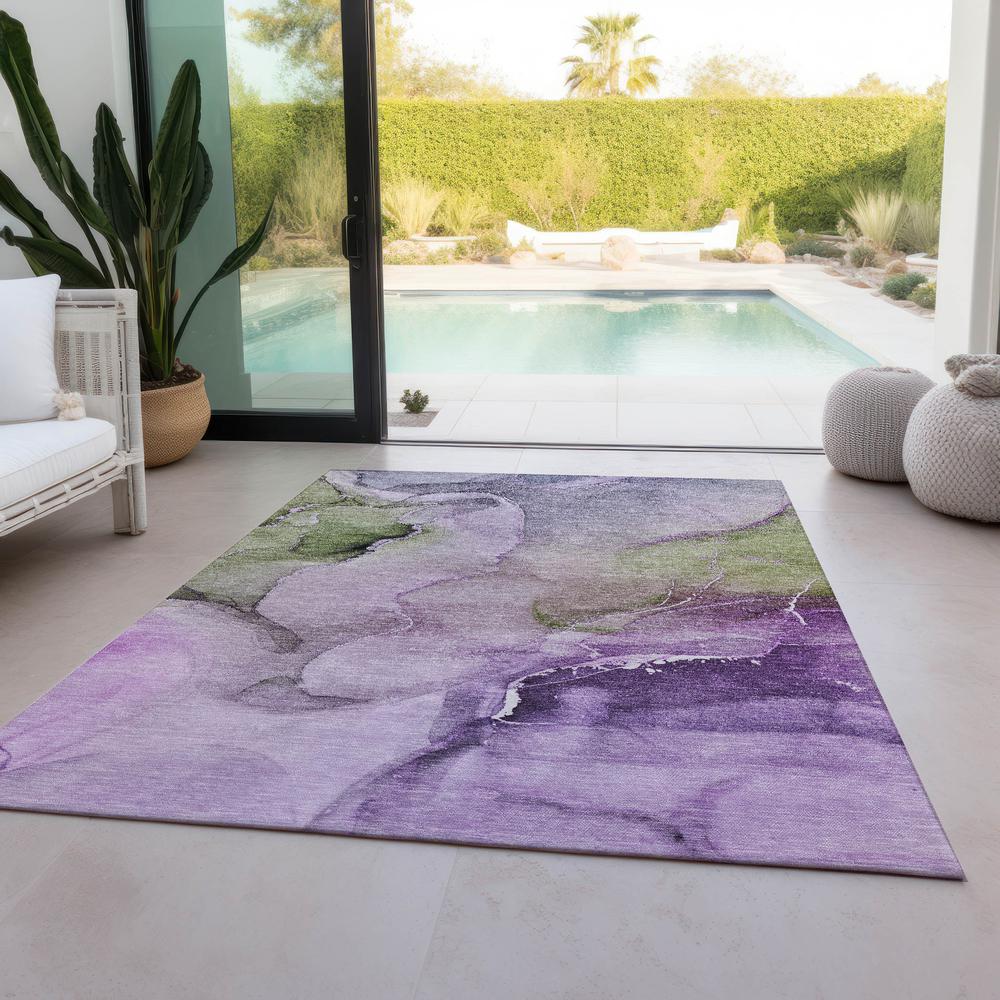 Chantille ACN521 Purple 2'6" x 3'10" Rug. Picture 7
