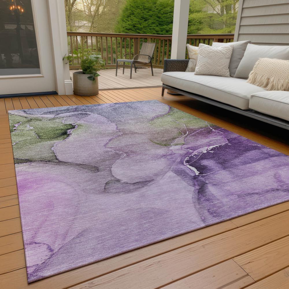 Chantille ACN521 Purple 2'6" x 3'10" Rug. Picture 9
