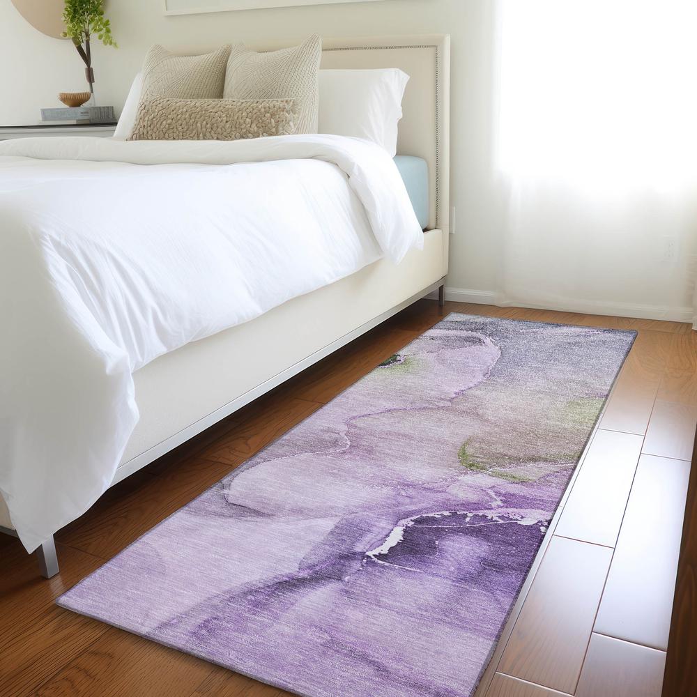 Chantille ACN521 Purple 2'3" x 7'6" Rug. Picture 6