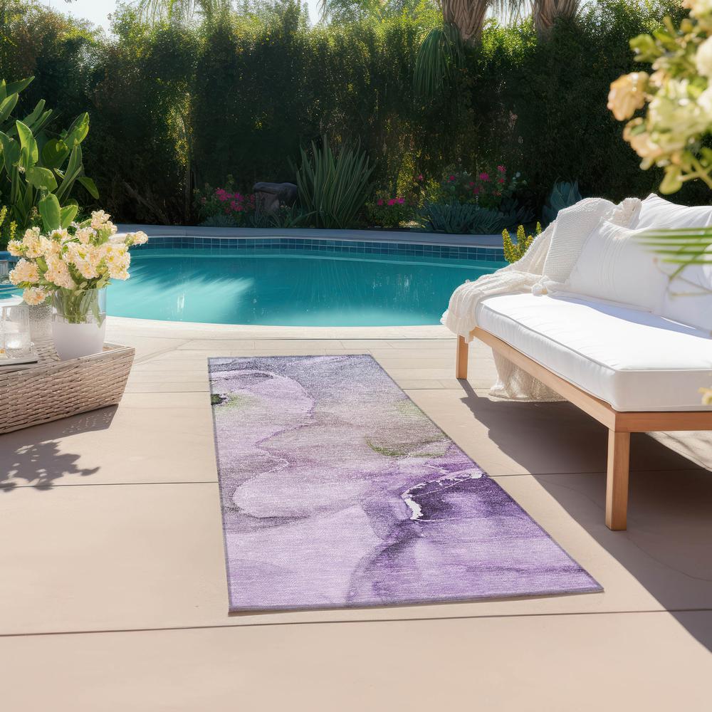 Chantille ACN521 Purple 2'3" x 7'6" Rug. Picture 7