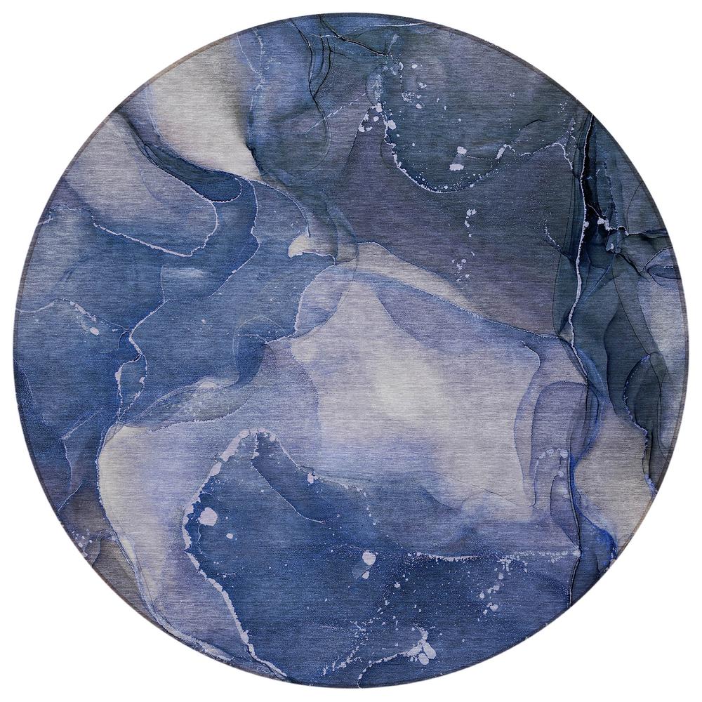 Chantille ACN522 Blue 8' x 8' Rug. Picture 1