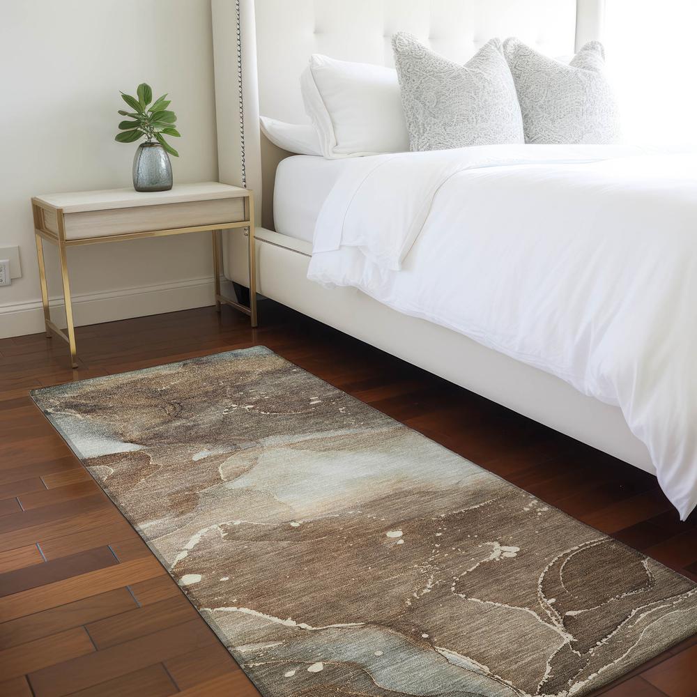 Chantille ACN522 Brown 2'3" x 7'6" Rug. Picture 6