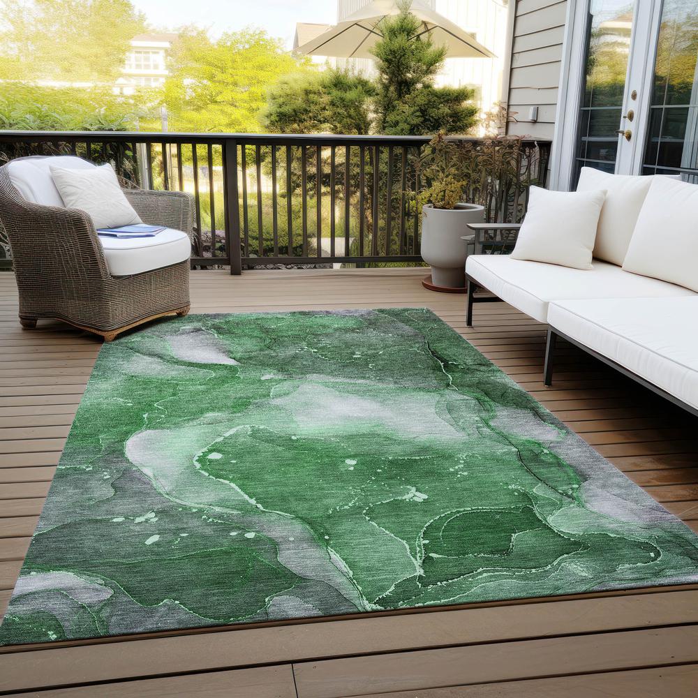 Chantille ACN522 Green 2'6" x 3'10" Rug. Picture 9