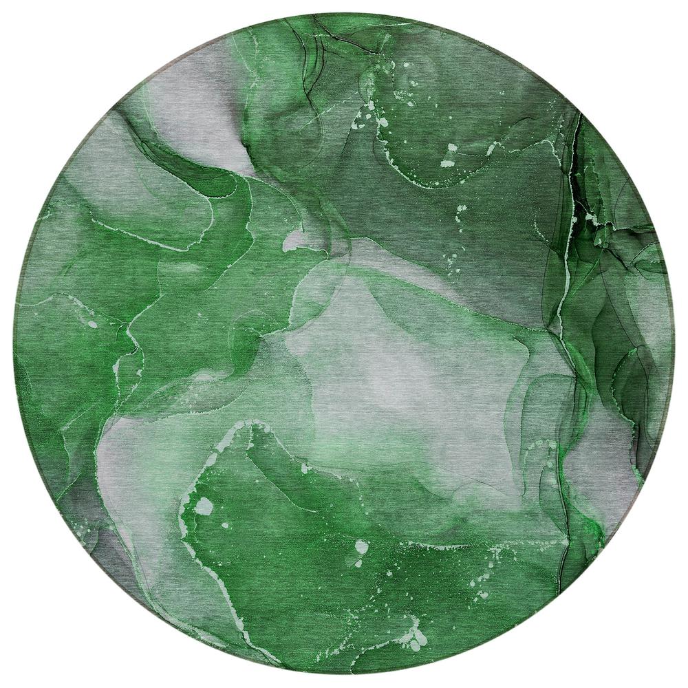 Chantille ACN522 Green 8' x 8' Rug. Picture 1