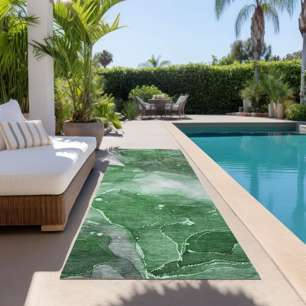Chantille ACN522 Green 2'3" x 7'6" Rug. Picture 7