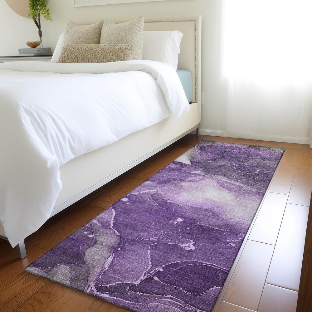 Chantille ACN522 Purple 2'3" x 7'6" Rug. Picture 7
