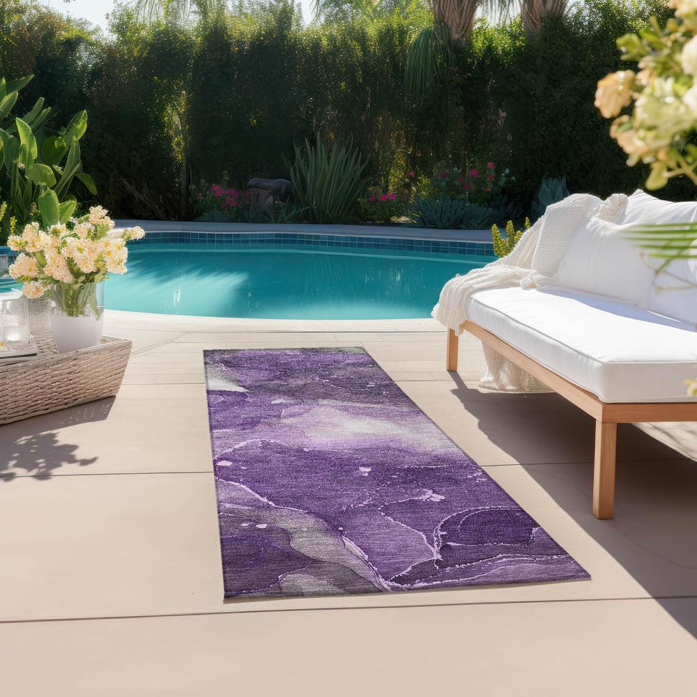 Chantille ACN522 Purple 2'3" x 7'6" Rug. Picture 8
