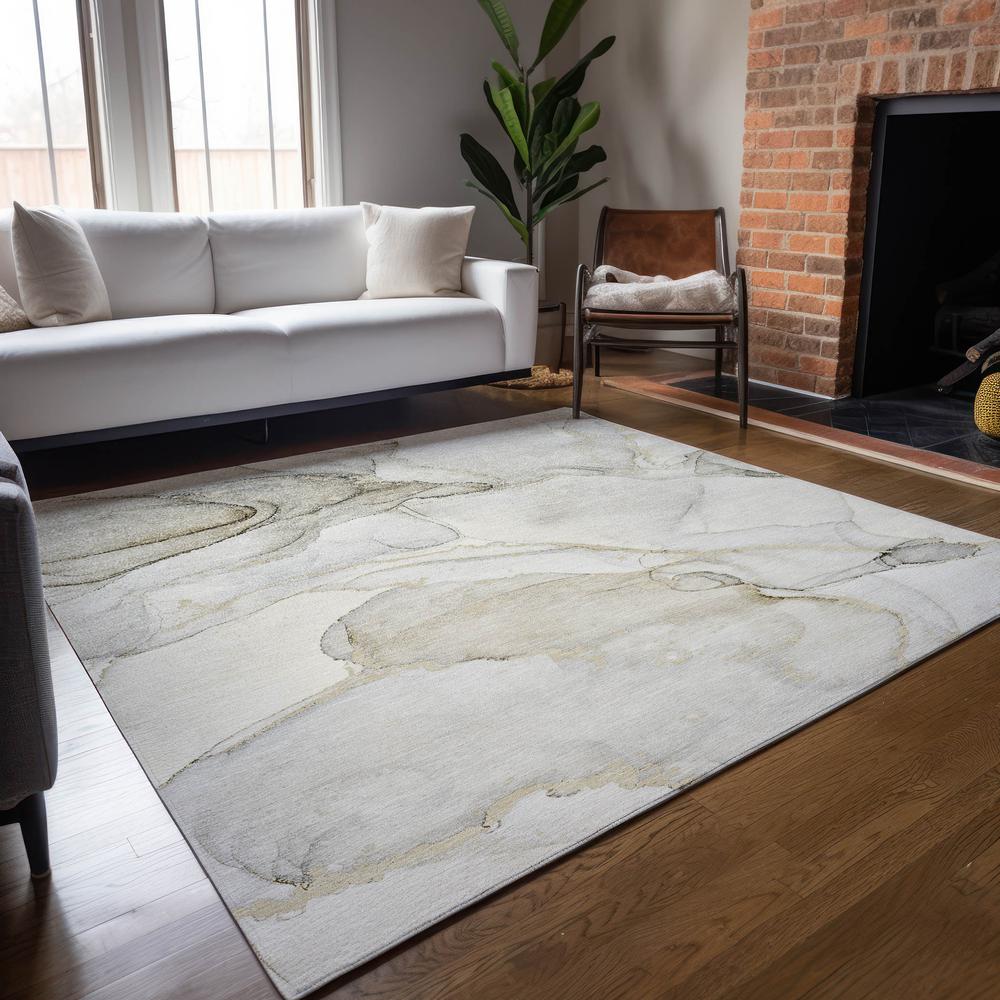 Chantille ACN523 Brown 2'6" x 3'10" Rug. Picture 7