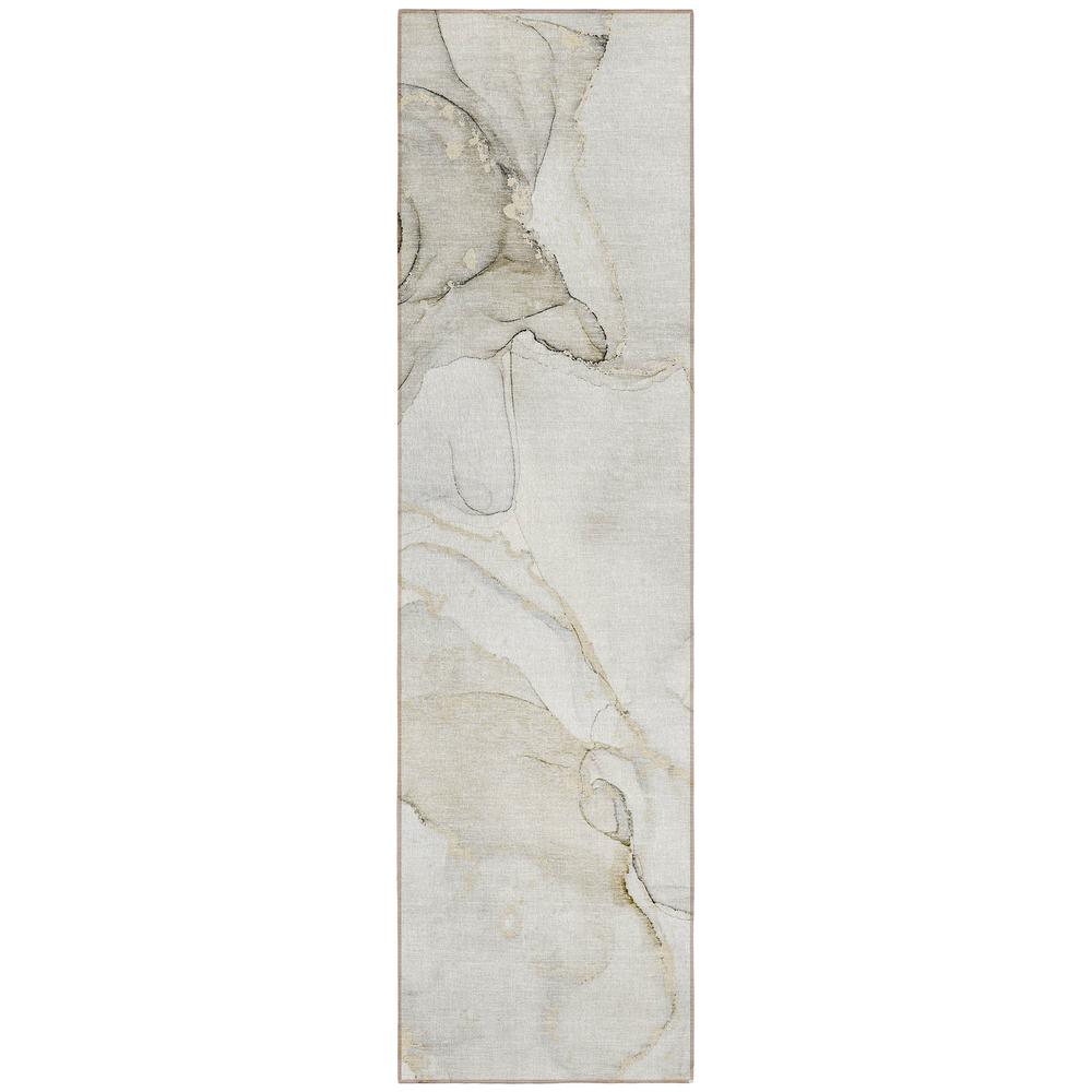 Chantille ACN523 Brown 2'3" x 7'6" Rug. Picture 1
