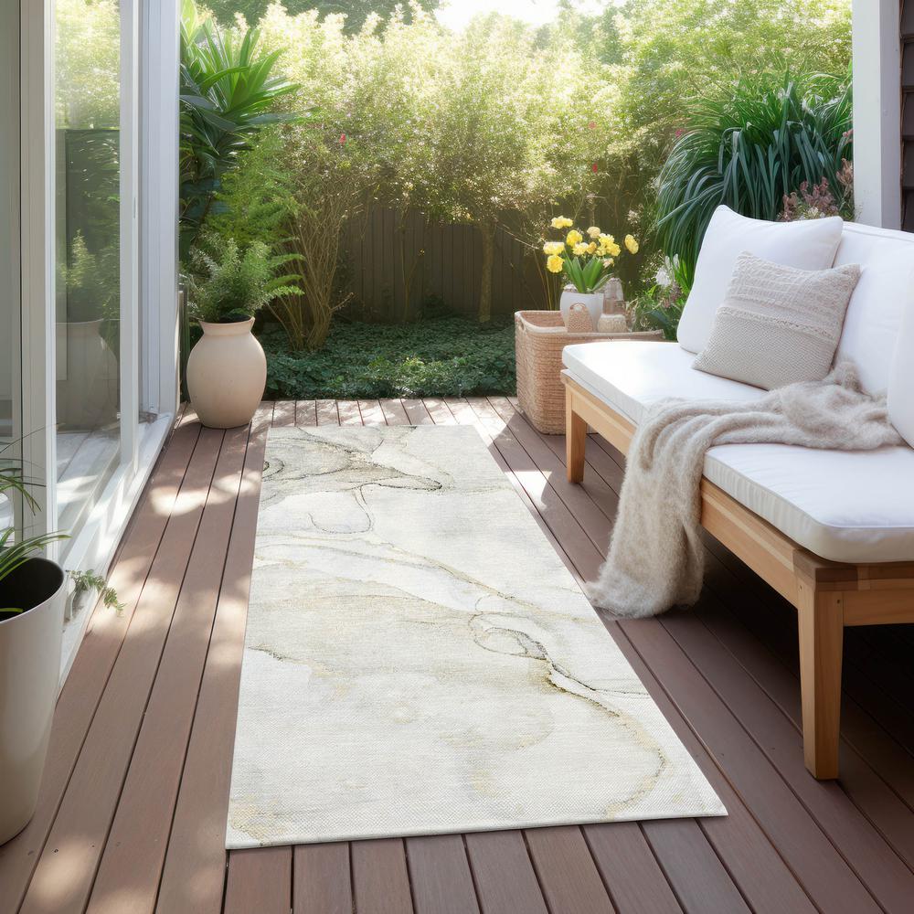 Chantille ACN523 Brown 2'3" x 7'6" Rug. Picture 7