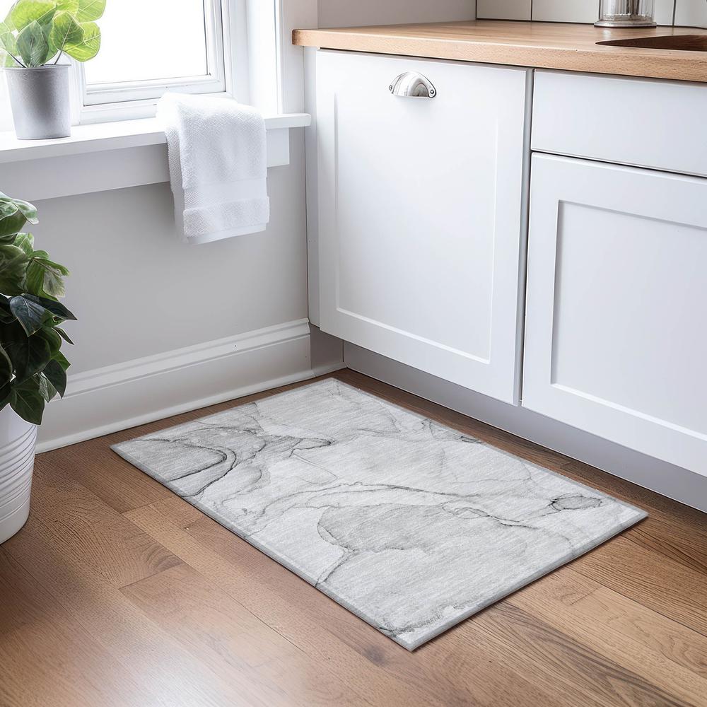 Chantille ACN523 Gray 1'8" x 2'6" Rug. Picture 6