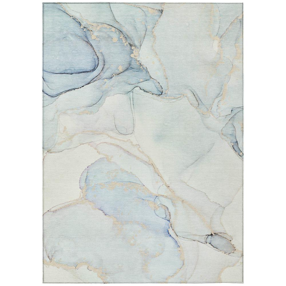 Chantille ACN523 Blue 2'6" x 3'10" Rug. Picture 1