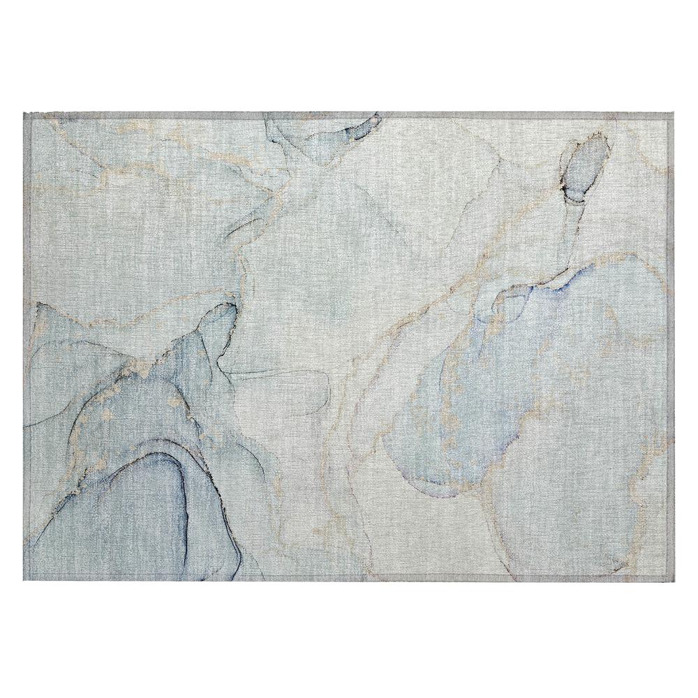 Chantille ACN523 Blue 1'8" x 2'6" Rug. Picture 1