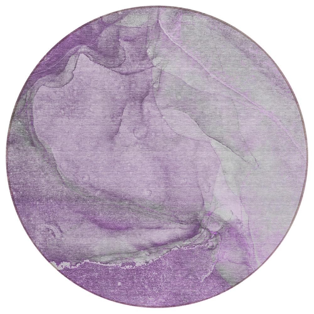 Chantille ACN524 Purple 8' x 8' Rug. Picture 1