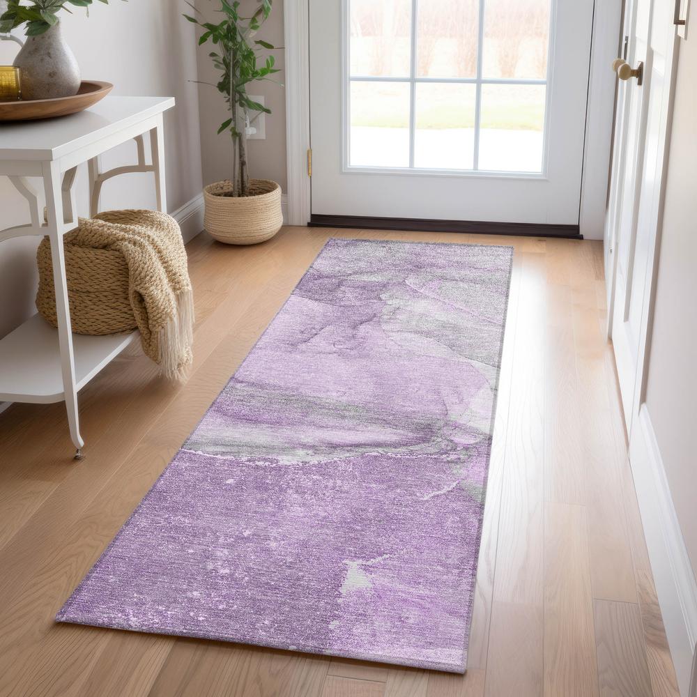 Chantille ACN524 Purple 2'3" x 7'6" Rug. Picture 6