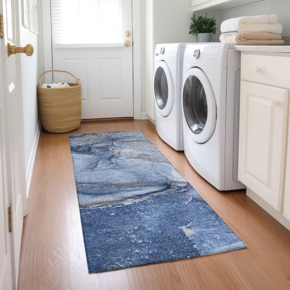 Chantille ACN524 Blue 2'3" x 7'6" Rug. Picture 6