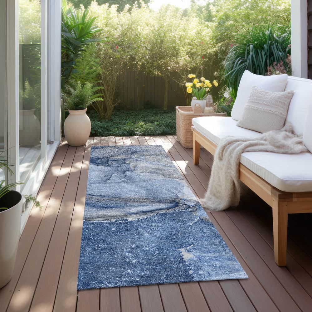 Chantille ACN524 Blue 2'3" x 7'6" Rug. Picture 7