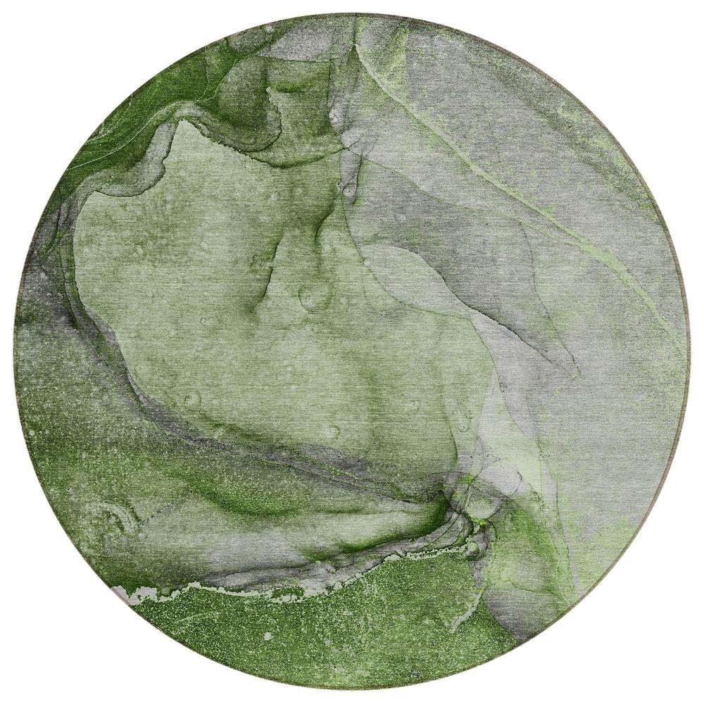 Chantille ACN524 Green 8' x 8' Rug. Picture 1