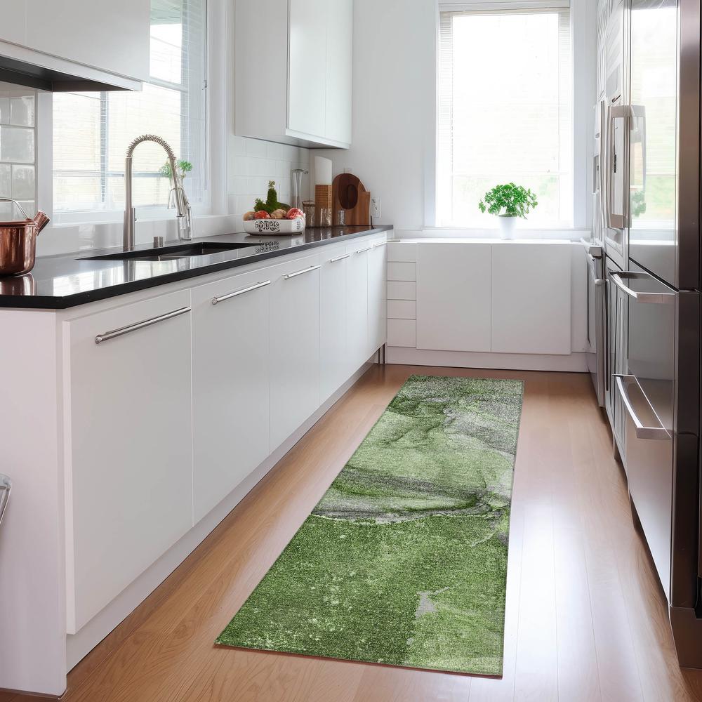 Chantille ACN524 Green 2'3" x 7'6" Rug. Picture 6