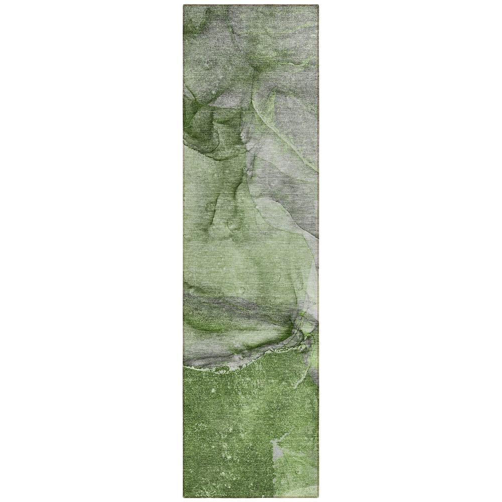 Chantille ACN524 Green 2'3" x 7'6" Rug. Picture 1